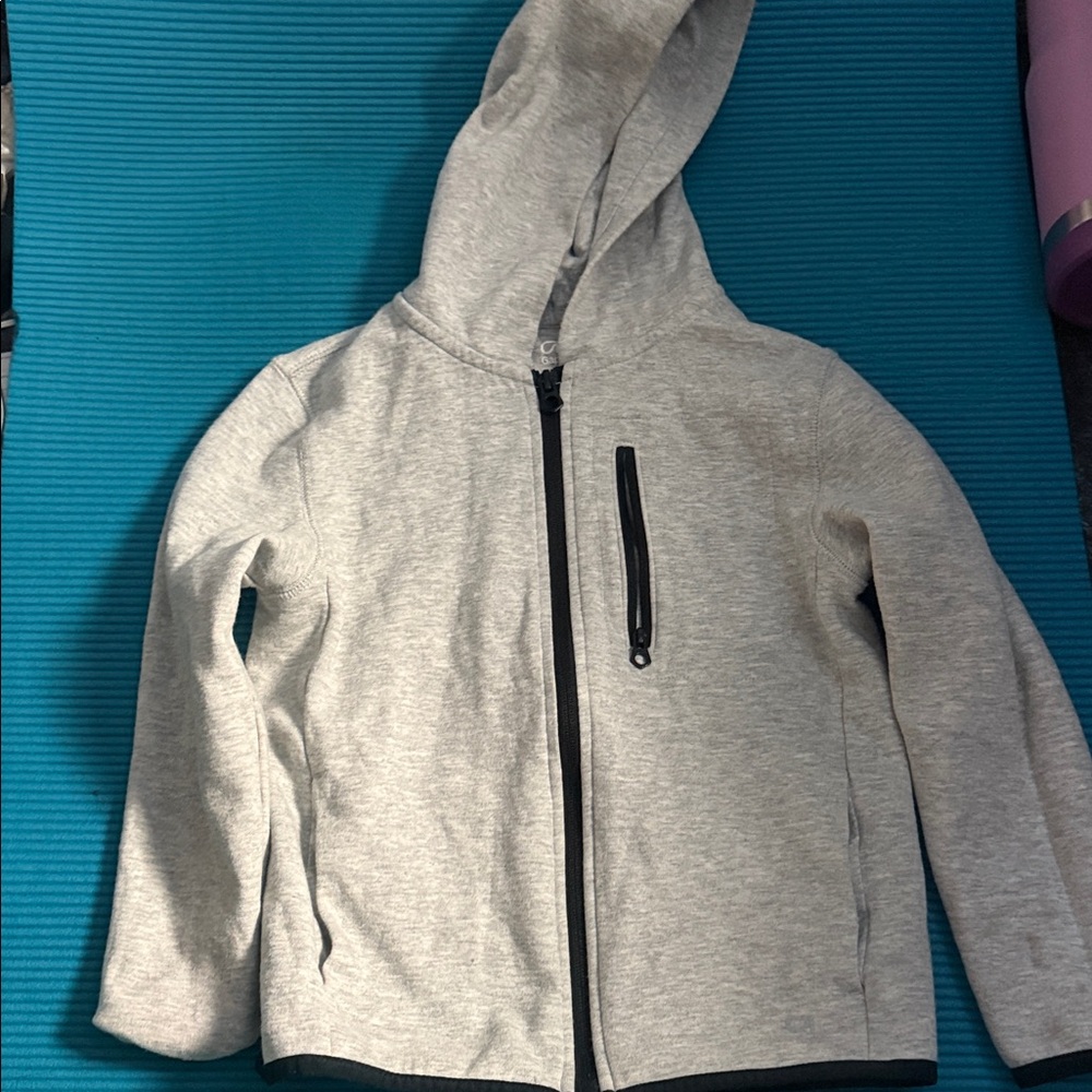 GAP Light Gray Kids Zip-Up Hoodie